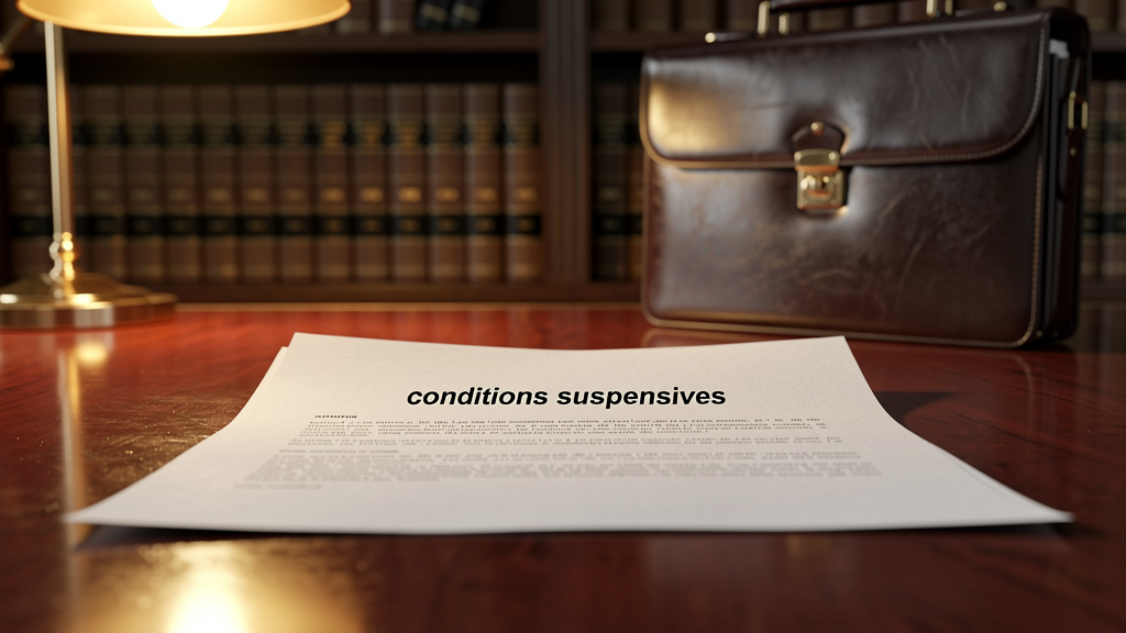 Conditions suspensives définition et leurs implications